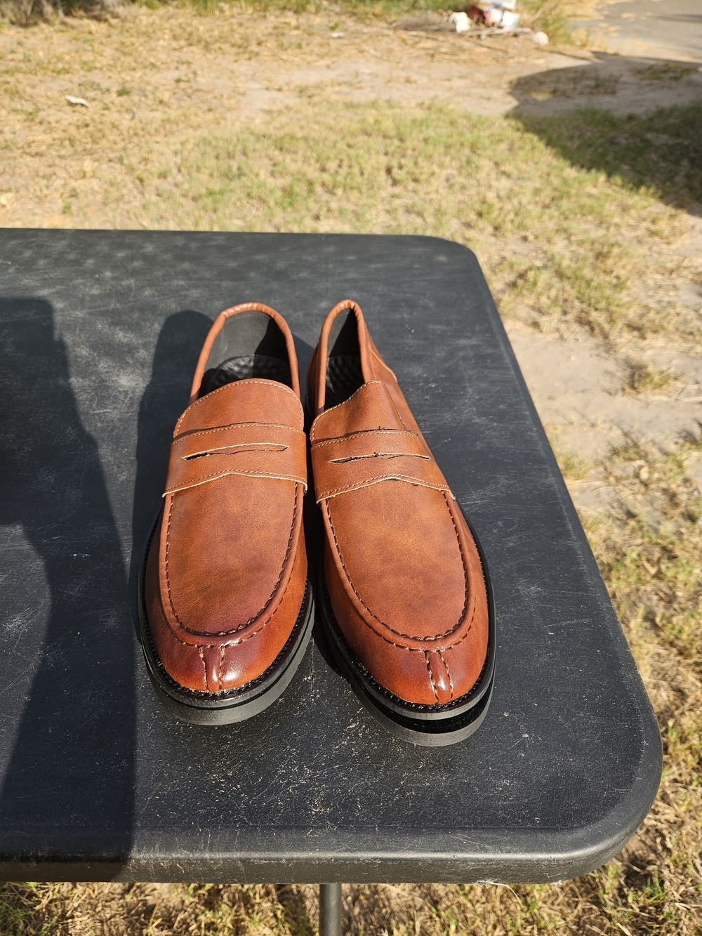 Men's Classic Penny Loafers in Cognac Brown
